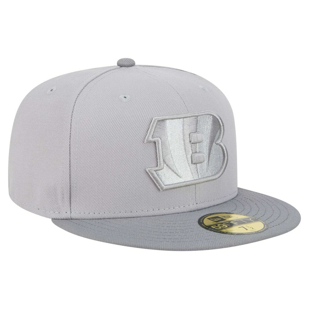 Cincinnati Bengals New Era Iron Cloud 59FIFTY Fitted Hat - Gray/Graphite - NFL