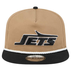 New York Jets New Era Desert Golfer Snapback Hat - Khaki/Black - NFL