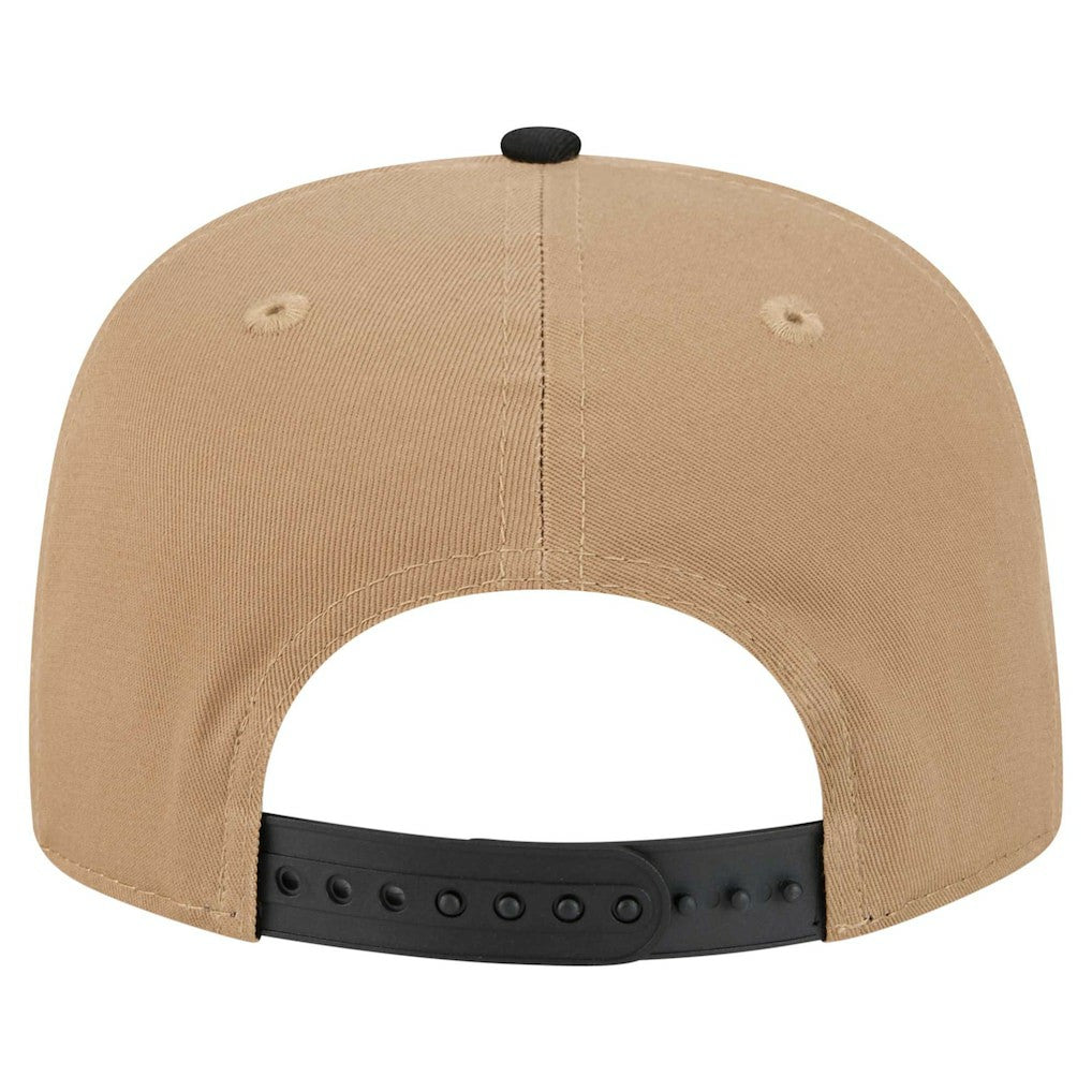 Las Vegas Raiders New Era Desert Golfer Snapback Hat - Khaki/Black - NFL