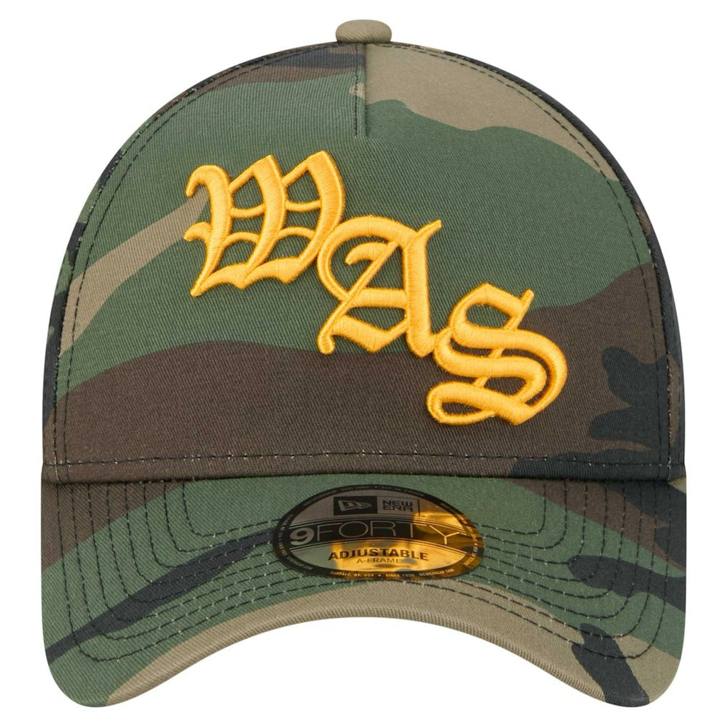 Washington Commanders New Era Mystic Camo A-Frame 9FORTY Adjustable Hat - Camo - NFL