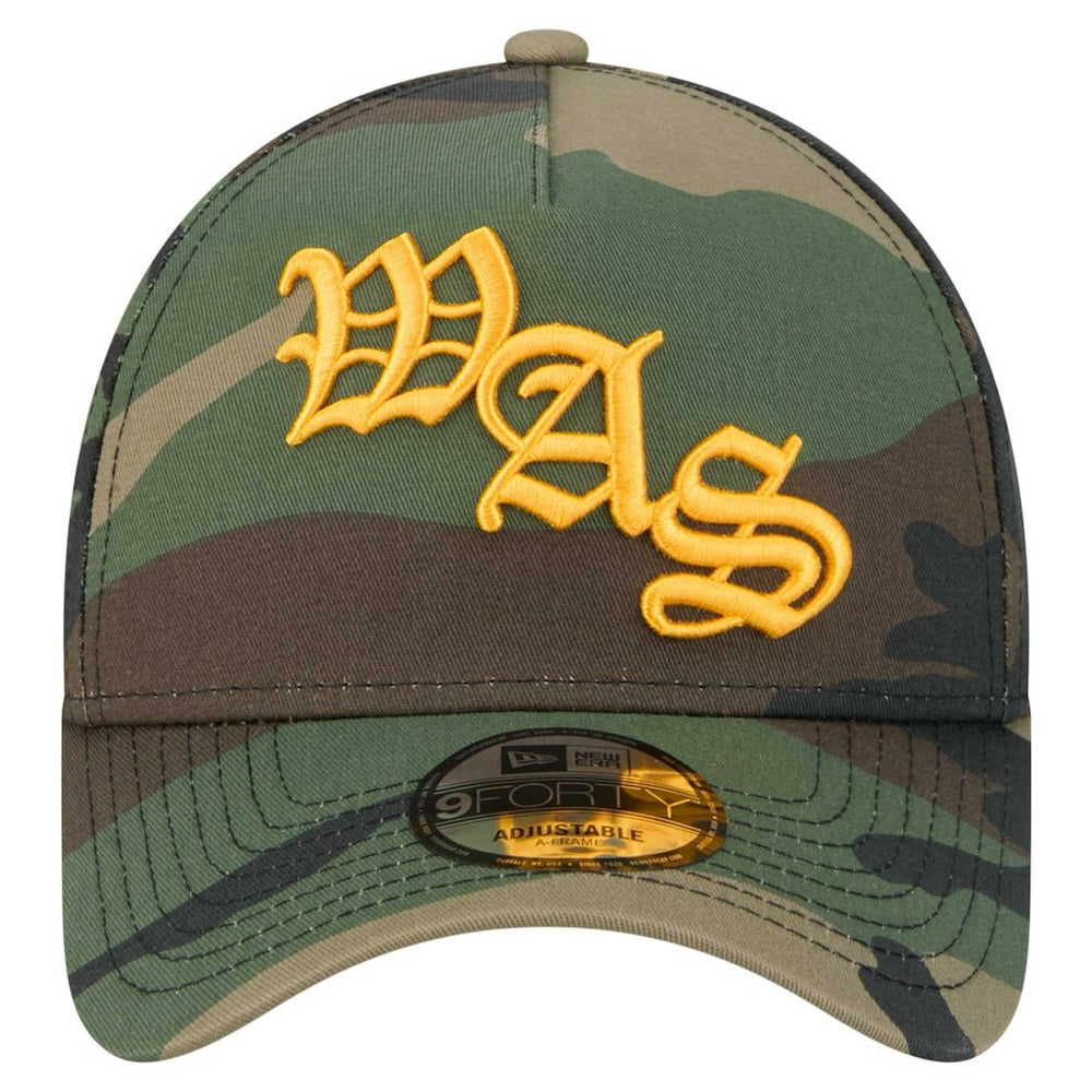 Washington Commanders New Era Mystic Camo A-Frame 9FORTY Adjustable Hat - Camo - NFL