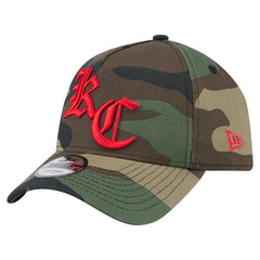 Kansas City Chiefs New Era Mystic Camo A-Frame 9FORTY Adjustable Hat - Camo - NFL