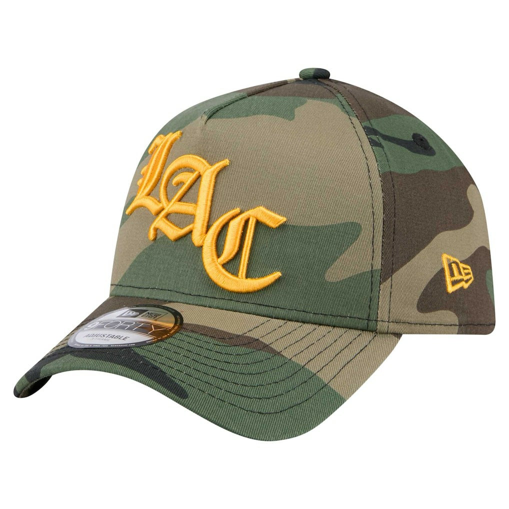 Los Angeles Chargers New Era Mystic Camo A-Frame 9FORTY Adjustable Hat - Camo - NFL