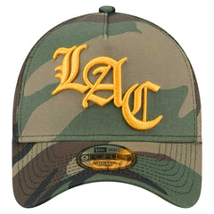 Los Angeles Chargers New Era Mystic Camo A-Frame 9FORTY Adjustable Hat - Camo - NFL