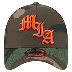 Miami Dolphins New Era Mystic Camo A-Frame 9FORTY Adjustable Hat - Camo - NFL