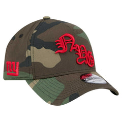 New York Giants New Era Mystic Camo A-Frame 9FORTY Adjustable Hat - Camo - NFL