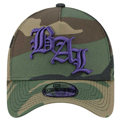 Baltimore Ravens New Era Mystic Camo A-Frame 9FORTY Adjustable Hat - Camo - NFL