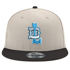 Detroit Lions New Era City Originals 9FIFTY Snapback Hat - Cream/Blue - NFL