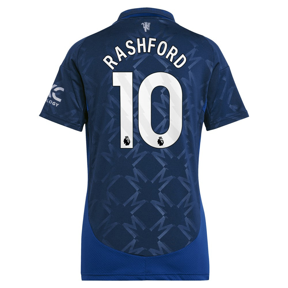 Adidas - Marcus Rashford Manchester United Women's 2024/25 Away Replica Player Jersey - Navy