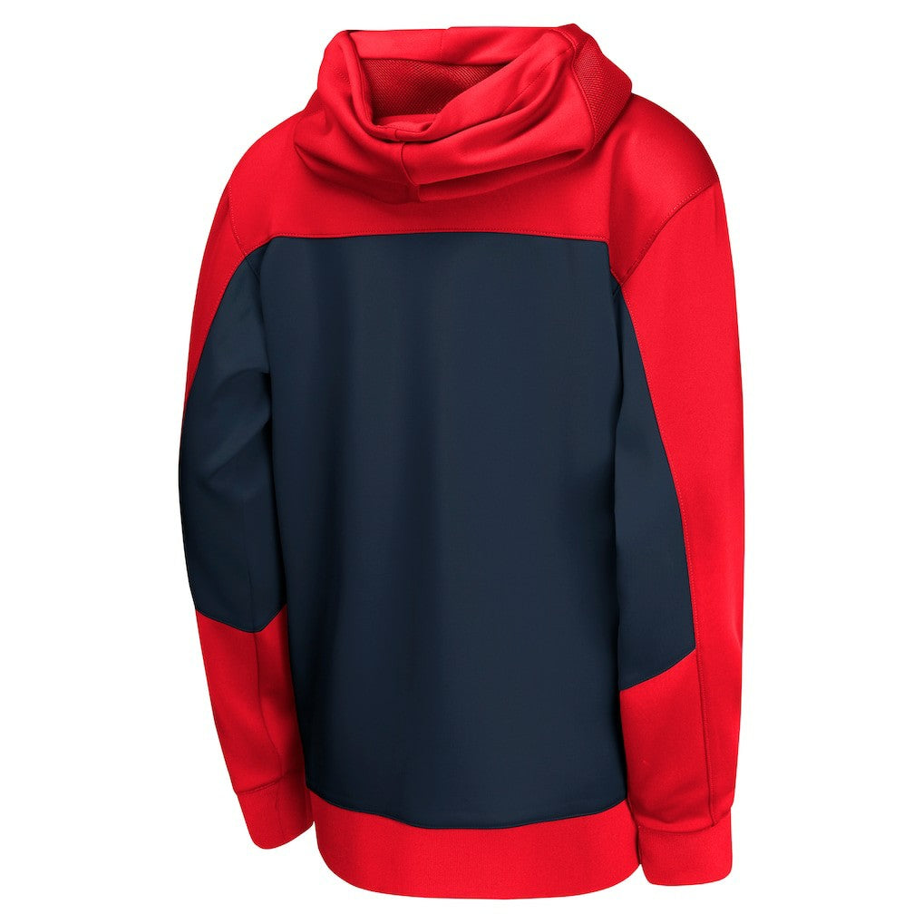 Nike New Orleans Pelicans Youth Authentic On-Court Showtime Performance Full-Zip Hoodie Red/Navy