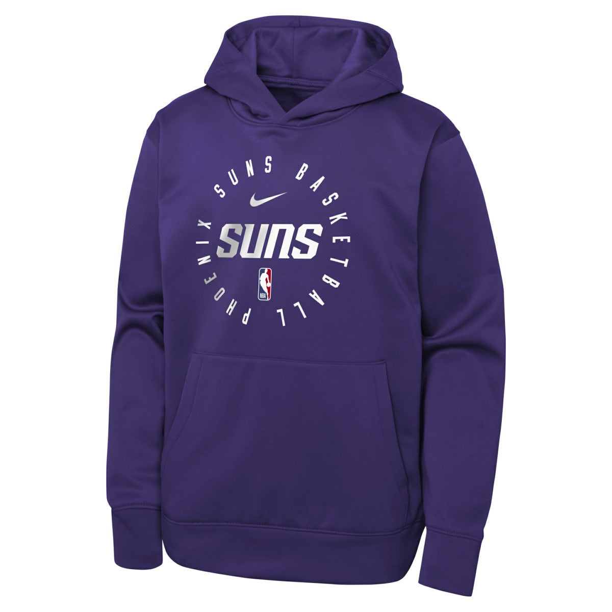 Nike Phoenix Suns Youth Performance Practice Spotlight Pullover Hoodie Purple