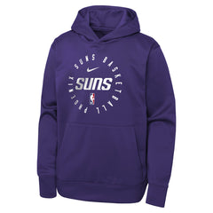 Nike Phoenix Suns Youth Performance Practice Spotlight Pullover Hoodie Purple