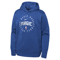 Nike Orlando Magic Youth Performance Practice Spotlight Pullover Hoodie Blue