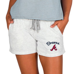 Atlanta Braves Concepts Sport Women's Mainstream French Terry Tri-Blend Shorts Sale