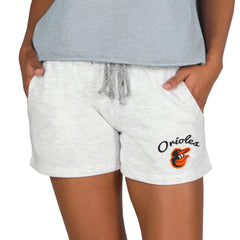 Baltimore Orioles Concepts Sport Women's Mainstream French Terry Tri-Blend Shorts Online