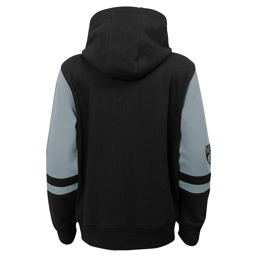 Brooklyn Nets Preschool Straight To The League Full-Zip Hoodie Black