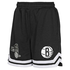 Brooklyn Nets Youth Teardrop Fleece Shorts Black