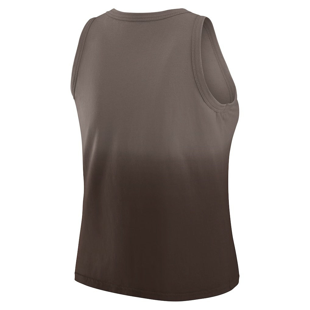 Cleveland Browns WEAR by Erin Andrews x Gracie Hunt Women's Ombre Tank Top - Brown - NFL