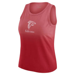 Atlanta Falcons WEAR by Erin Andrews x Gracie Hunt Women's Ombre Tank Top - Scarlet - NFL