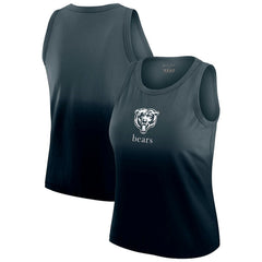 Chicago Bears WEAR by Erin Andrews x Gracie Hunt Women's Ombre Tank Top - Navy - NFL