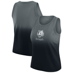 Cincinnati Bengals WEAR by Erin Andrews x Gracie Hunt Women's Ombre Tank Top - Black - NFL