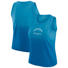 Los Angeles Chargers WEAR by Erin Andrews x Gracie Hunt Women's Ombre Tank Top - Blue - NFL