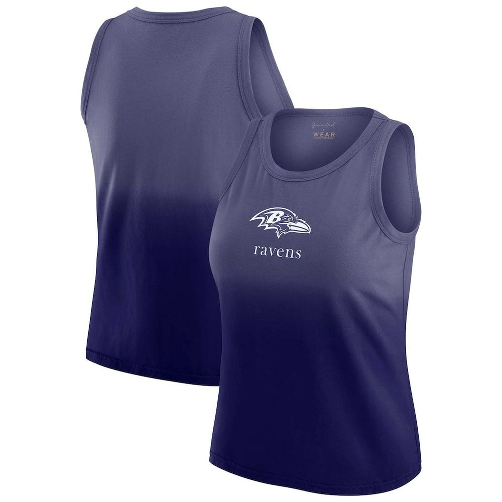 Baltimore Ravens WEAR by Erin Andrews x Gracie Hunt Women's Ombre Tank Top - Purple - NFL