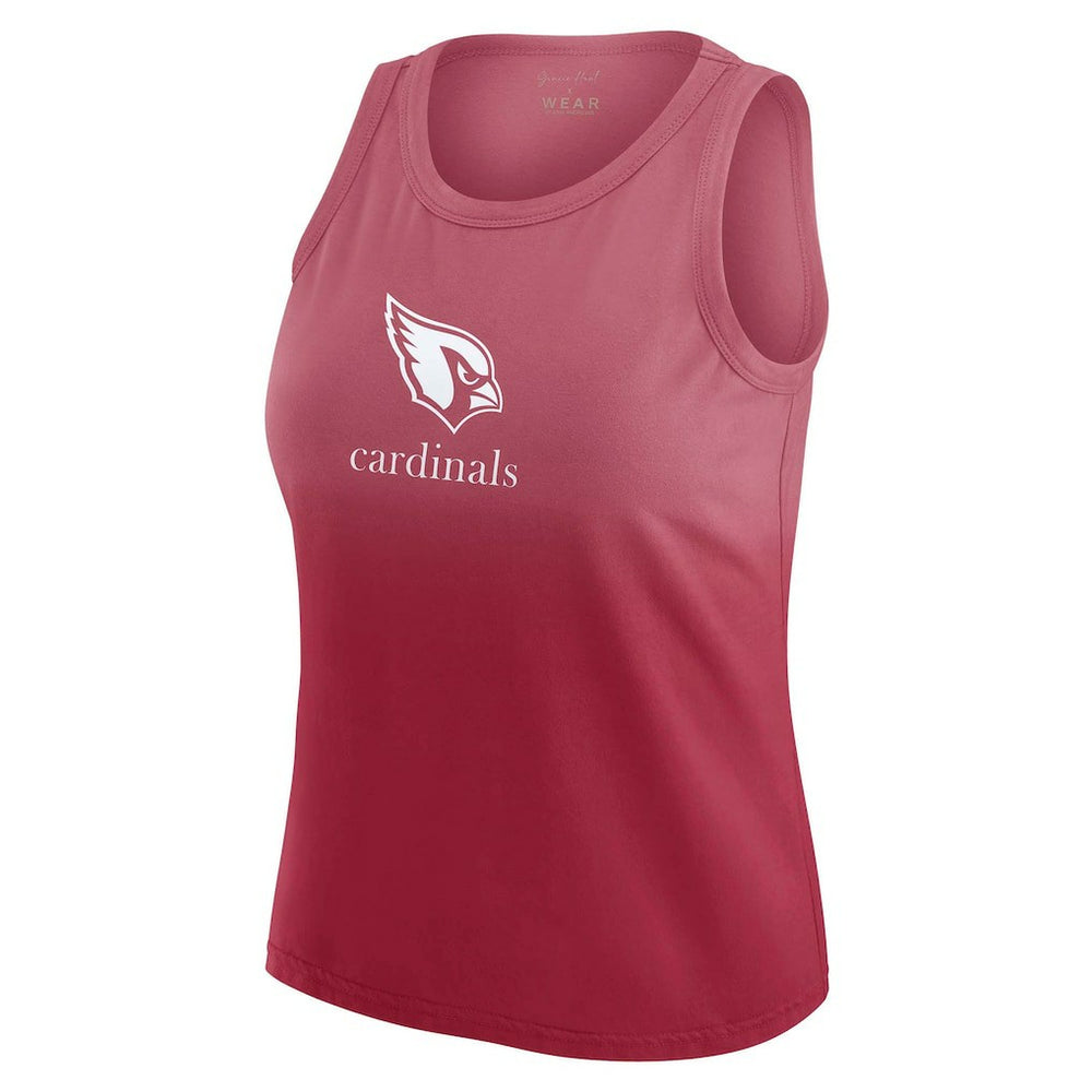 Arizona Cardinals WEAR by Erin Andrews x Gracie Hunt Women's Ombre Tank Top - Cardinal - NFL