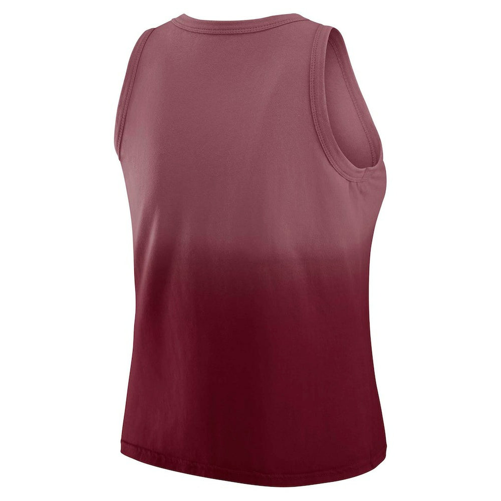 Washington Commanders WEAR by Erin Andrews x Gracie Hunt Women's Ombre Tank Top - Burgundy - NFL