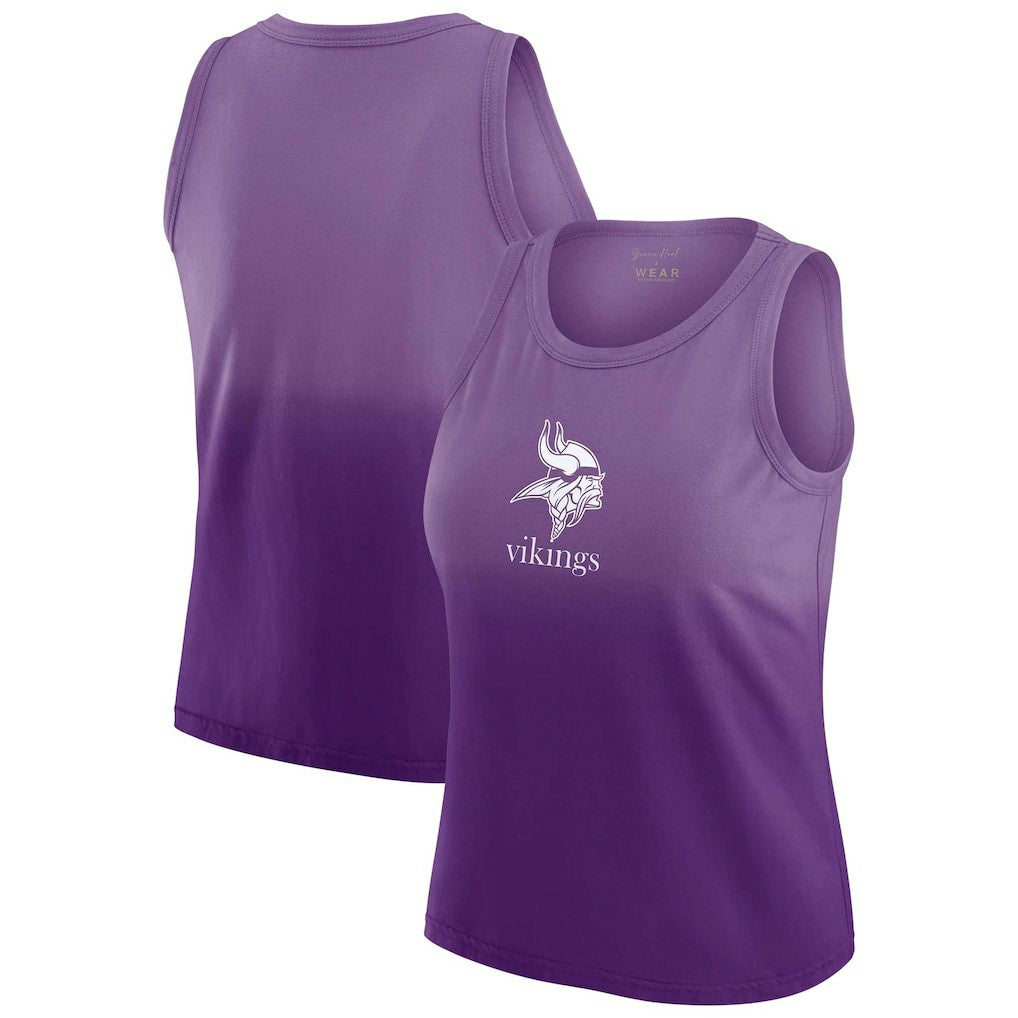 Minnesota Vikings WEAR by Erin Andrews x Gracie Hunt Women's Ombre Tank Top - Purple - NFL