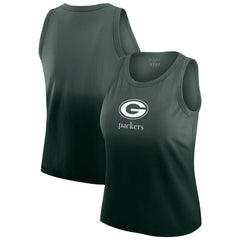 Green Bay Packers WEAR by Erin Andrews x Gracie Hunt Women's Ombre Tank Top - Green - NFL