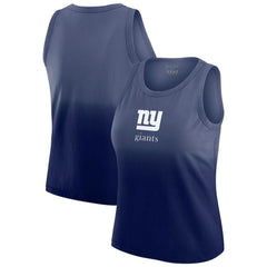 New York Giants WEAR by Erin Andrews x Gracie Hunt Women's Ombre Tank Top - Navy - NFL