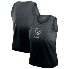 Houston Texans WEAR by Erin Andrews x Gracie Hunt Women's Ombre Tank Top - Navy - NFL