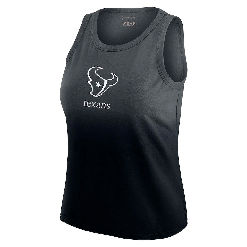 Houston Texans WEAR by Erin Andrews x Gracie Hunt Women's Ombre Tank Top - Navy - NFL