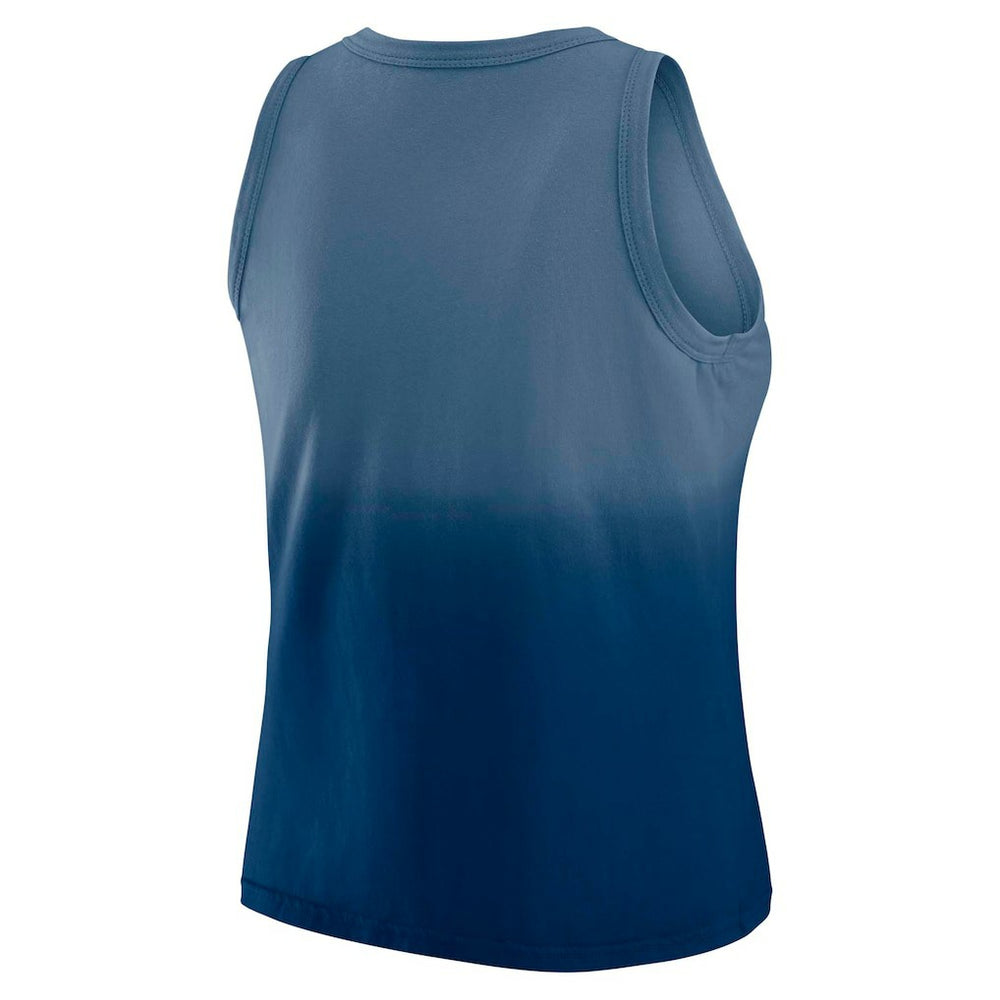 Indianapolis Colts WEAR by Erin Andrews x Gracie Hunt Women's Ombre Tank Top - Heather Navy - NFL