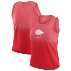 Kansas City Chiefs WEAR by Erin Andrews x Gracie Hunt Women's Ombre Tank Top - Red - NFL