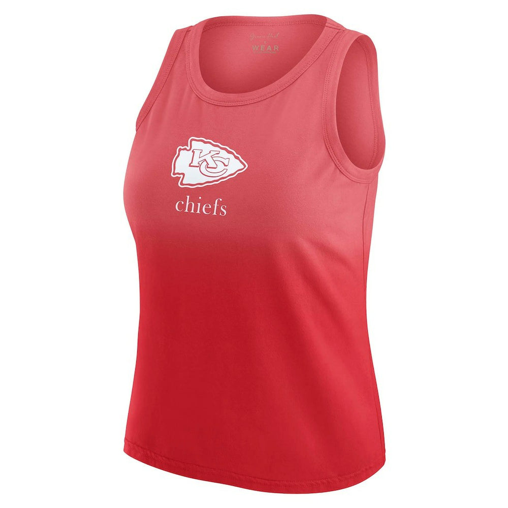 Kansas City Chiefs WEAR by Erin Andrews x Gracie Hunt Women's Ombre Tank Top - Red - NFL
