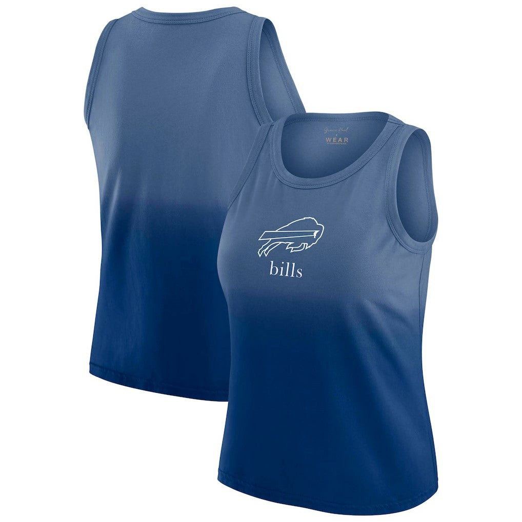 Buffalo Bills WEAR by Erin Andrews x Gracie Hunt Women's Ombre Tank Top - Royal - NFL