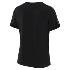 New York Jets WEAR by Erin Andrews x Gracie Hunt Women's Draft Me Lace-Up T-Shirt - Black - NFL