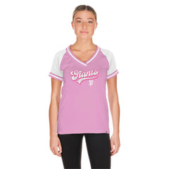 San Francisco Giants New Era Women's Gameday V-Neck T-Shirt Sale