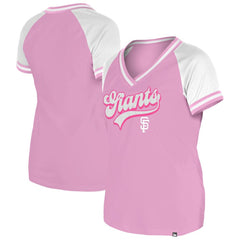 San Francisco Giants New Era Women's Gameday V-Neck T-Shirt Sale
