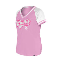 San Francisco Giants New Era Women's Gameday V-Neck T-Shirt Sale