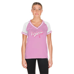 St. Louis Cardinals New Era Women's Gameday V-Neck T-Shirt Outlet