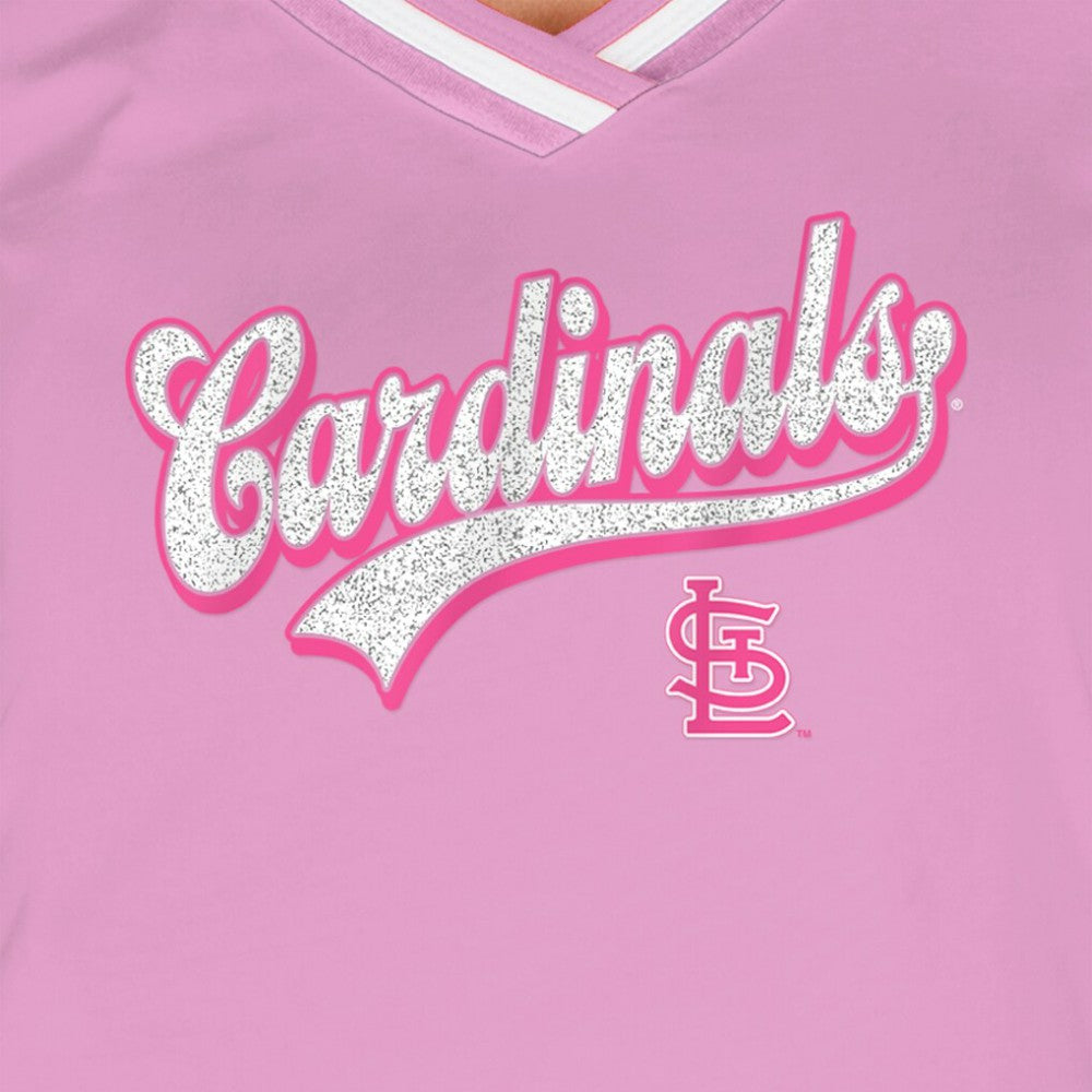 St. Louis Cardinals New Era Women's Gameday V-Neck T-Shirt Outlet