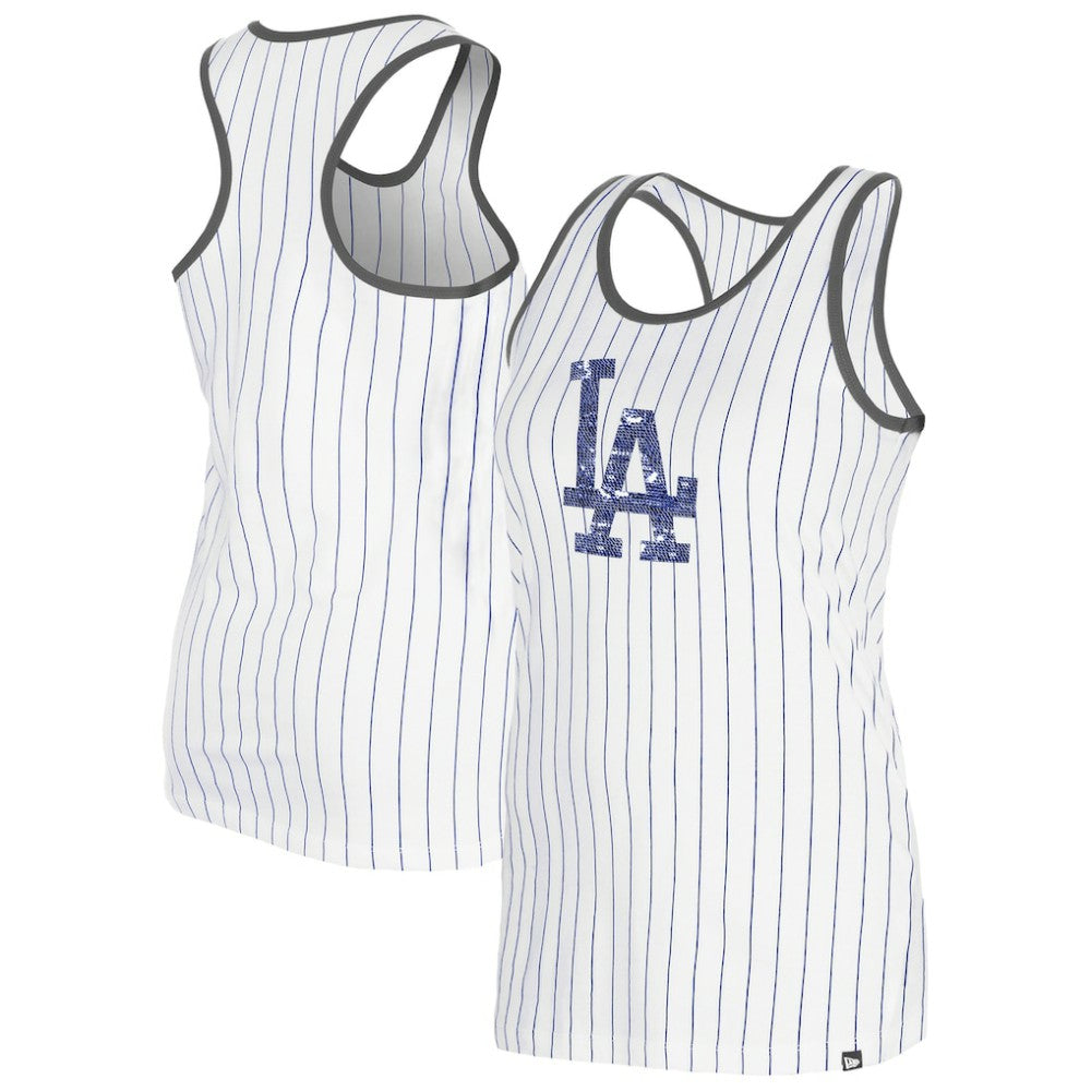 Los Angeles Dodgers New Era Women's Gameday Pinstripe Tank Top Near Me