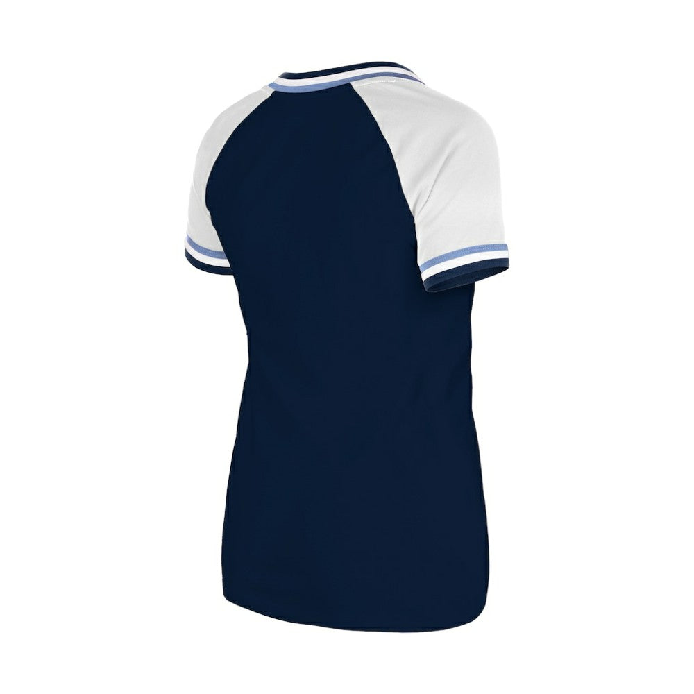 Tampa Bay Rays New Era Women's Gameday Raglan V-Neck T-Shirt Discount
