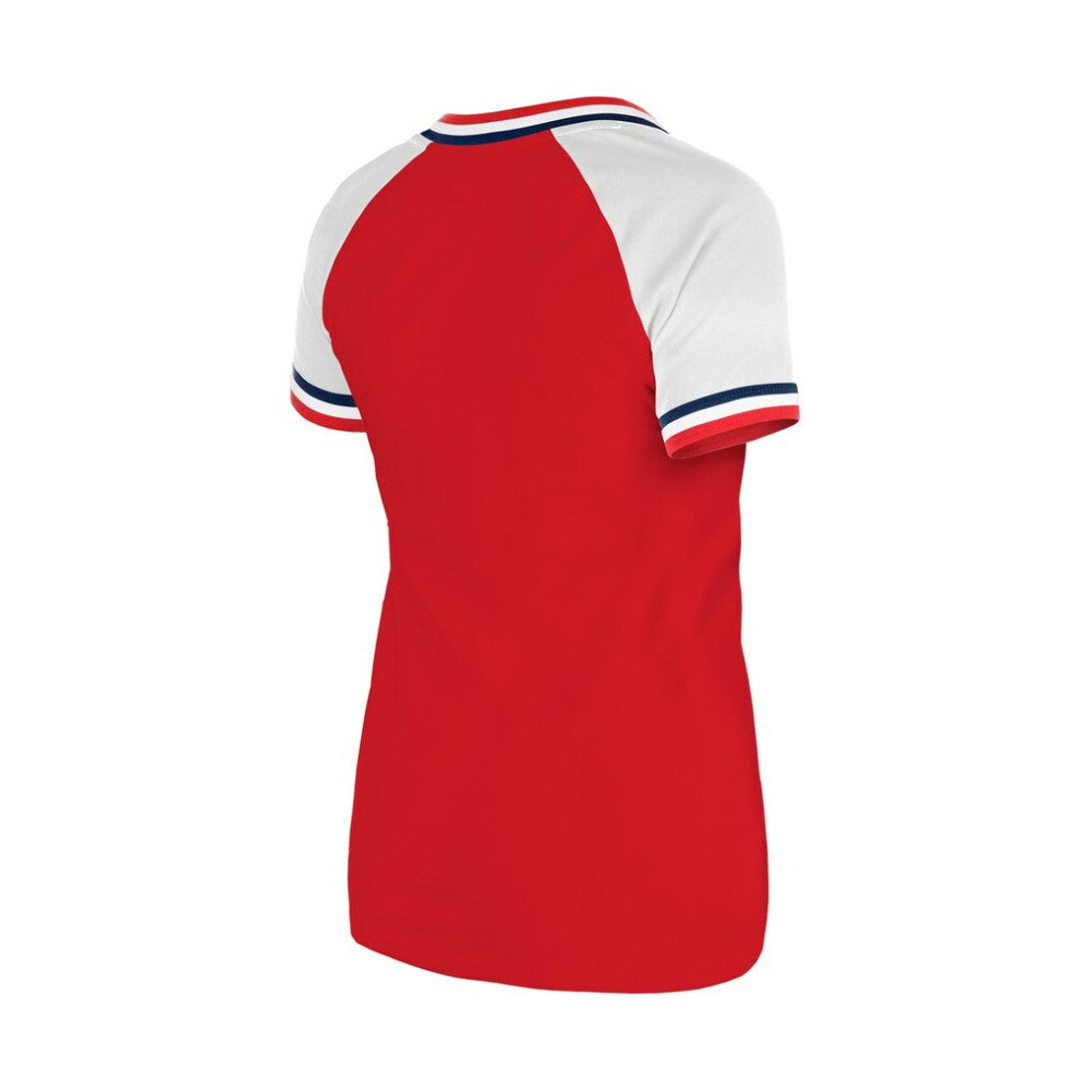 St. Louis Cardinals New Era Women's Gameday Raglan V-Neck T-Shirt Online