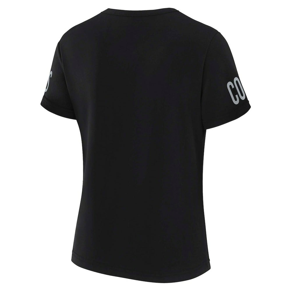 Dallas Cowboys WEAR by Erin Andrews x Gracie Hunt Women's Draft Me Lace-Up T-Shirt - Black - NFL
