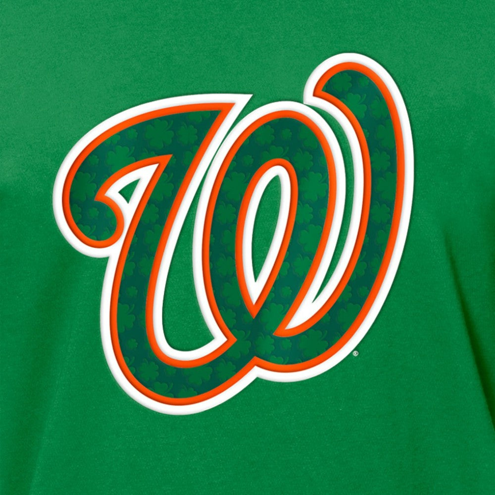 Washington Nationals New Era St. Patrick's Day Shamrock Fill T-Shirt Outlet