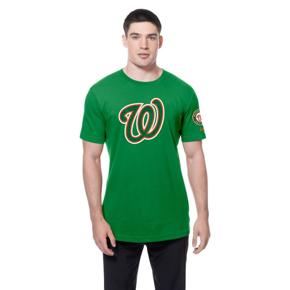 Washington Nationals New Era St. Patrick's Day Shamrock Fill T-Shirt Outlet